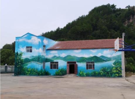 峡江彩绘墙绘一般制作的位置
