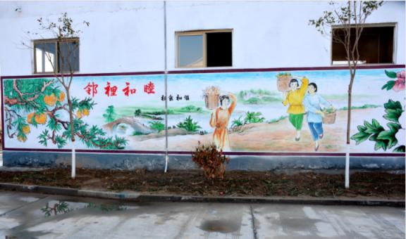 峡江乡镇文化墙 乡风文明焕发新活力