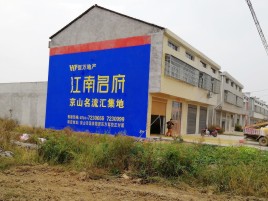 峡江农村墙体广告在不同形式上面展现的不同特色