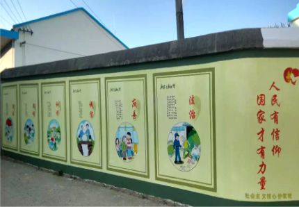 峡江文化墙施工攻略